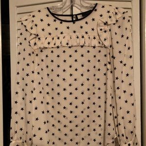 J Crew Star blouse